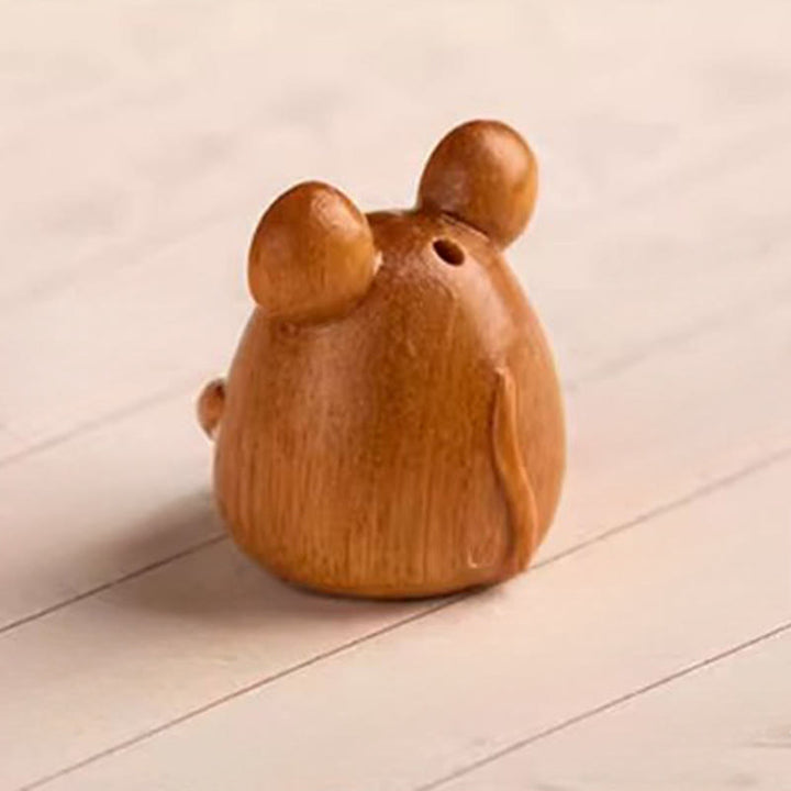 Buddha Stones Schlüsselanhänger aus rotem Sandelholz, Stern, Mond und Bodhi-Samen – Segenswunsch für das Jahr des Pferdes - image 10