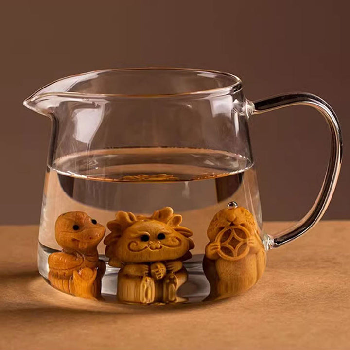 Buddha Stones Schlüsselanhänger aus rotem Sandelholz, Stern, Mond und Bodhi-Samen – Segenswunsch für das Jahr des Pferdes - image 54