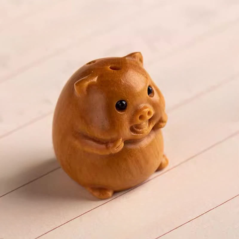Buddha Stones Schlüsselanhänger aus rotem Sandelholz, Stern, Mond und Bodhi-Samen – Segenswunsch für das Jahr des Pferdes - image 46