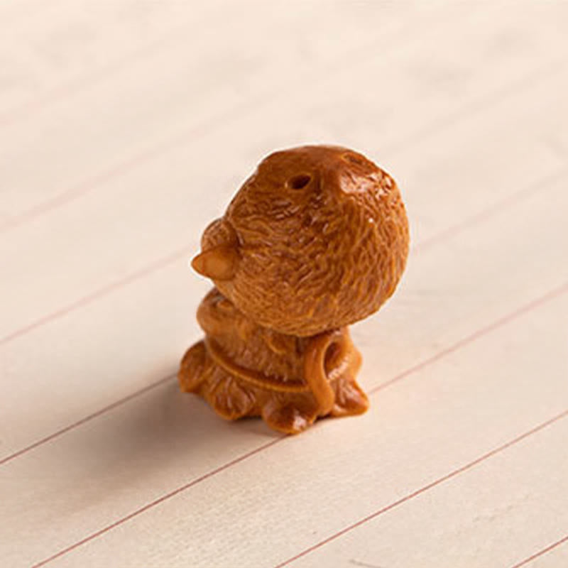 Buddha Stones Schlüsselanhänger aus rotem Sandelholz, Stern, Mond und Bodhi-Samen – Segenswunsch für das Jahr des Pferdes - image 37