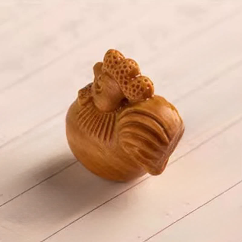 Buddha Stones Schlüsselanhänger aus rotem Sandelholz, Stern, Mond und Bodhi-Samen – Segenswunsch für das Jahr des Pferdes - image 40