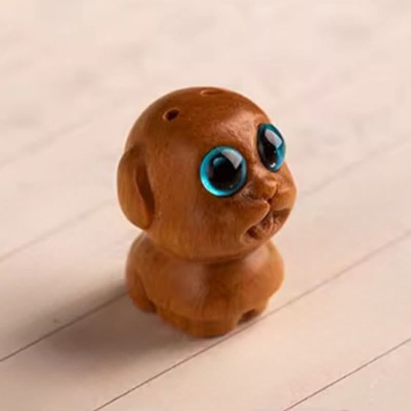 Buddha Stones Schlüsselanhänger aus rotem Sandelholz, Stern, Mond und Bodhi-Samen – Segenswunsch für das Jahr des Pferdes - image 42