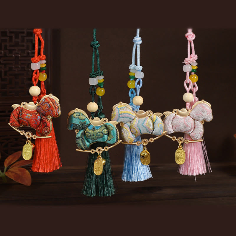 Buddha Stones Jahr des Pferdes, rote Schnur, Stickerei, Verbindungsstück, Hängedekoration - image 23