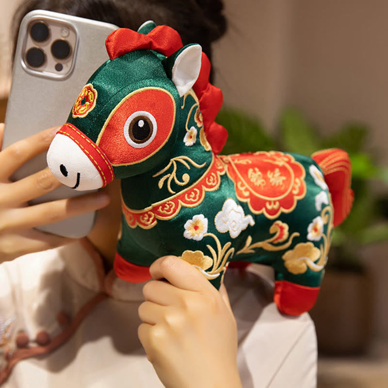 Buddha Stones Jahr des Pferdes Stickerei Freiheit Heimdekoration - image 4