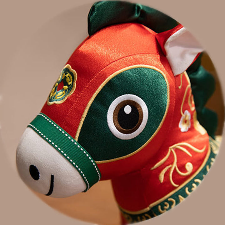 Buddha Stones Jahr des Pferdes Stickerei Freiheit Heimdekoration - image 6