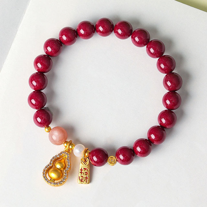 Buddha Stones Zinnober-Segnungsarmband zieht Glück an - image 4