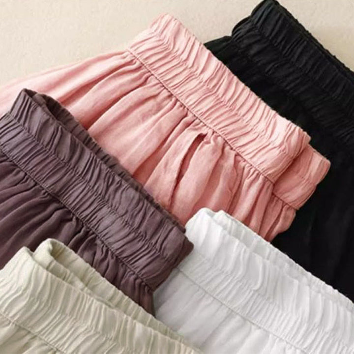 Damenhose mit weitem Bein, Länge 7-8, Taschen und Buddha Stones -Seitenstickerei - image 18