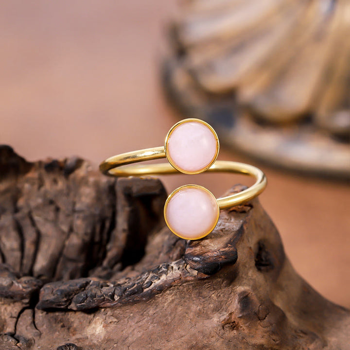 Buddha Stones Balance Calm Ring aus Titanstahl - image 11