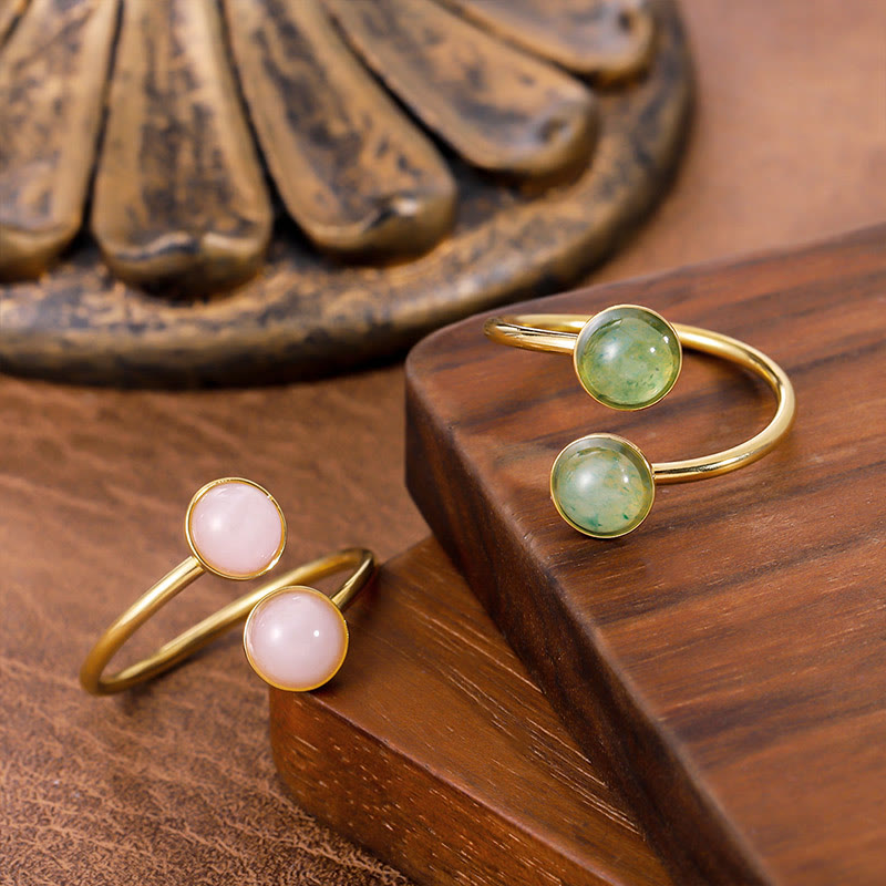 Buddha Stones Balance Calm Ring aus Titanstahl - image 15