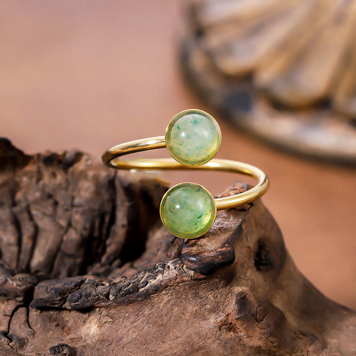 Buddha Stones Balance Calm Ring aus Titanstahl - image 4
