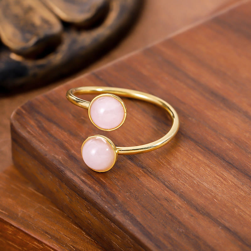 Buddha Stones Balance Calm Ring aus Titanstahl - image 14