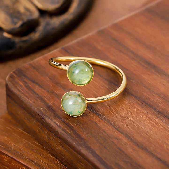 Buddha Stones Balance Calm Ring aus Titanstahl - image 7