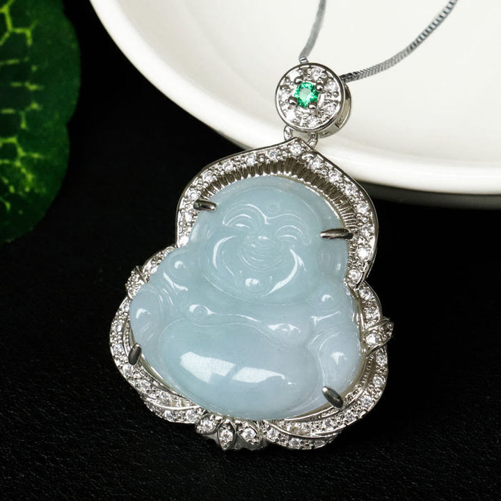 Buddha Stones Jade-Anhänger „Lachender Buddha“ – Symbol der Fülle - image 9
