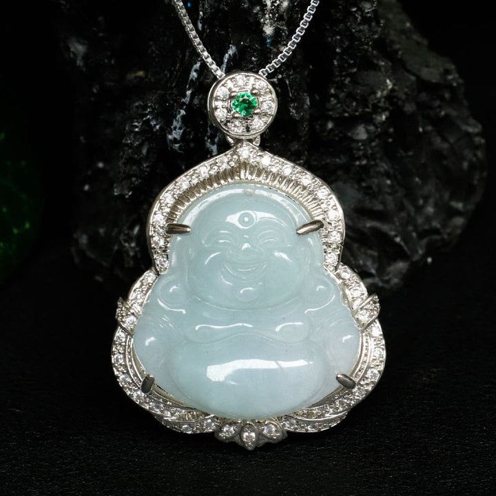 Buddha Stones Jade-Anhänger „Lachender Buddha“ – Symbol der Fülle - image 7
