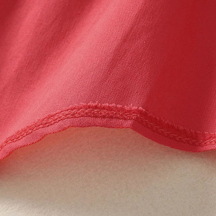 Buddha Stones Sommerliches, schlichtes Damen-Baumwollhemd mit Stehkragen, kurzen Ärmeln und Knopfleiste, mit Tasche und Tasche. - image 13