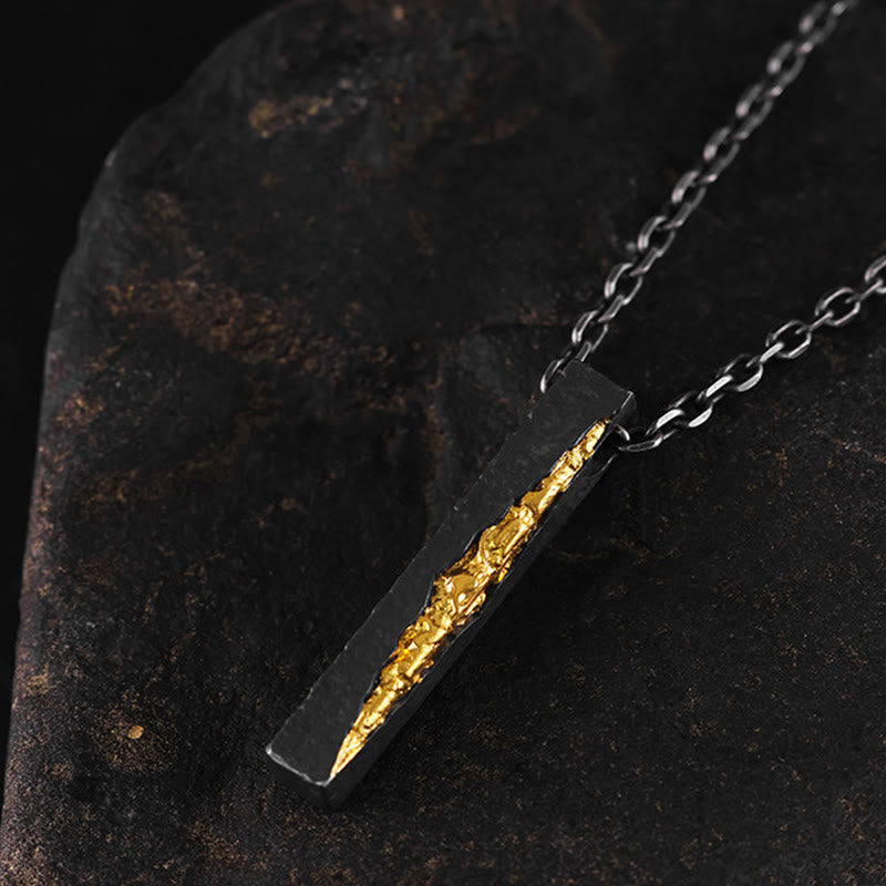 Buddha Stones Halskette mit Anhänger aus 999er Sterlingsilber und 999er Gold mit der Aufschrift „Om Mani Padme Hum“ (Weisheit). - image 8