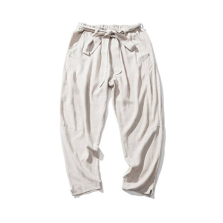 Buddha Stones Herren-Polyesterhose mit Kordelzug, elastischem Bund, Knöchellänge und Taschen - image 2