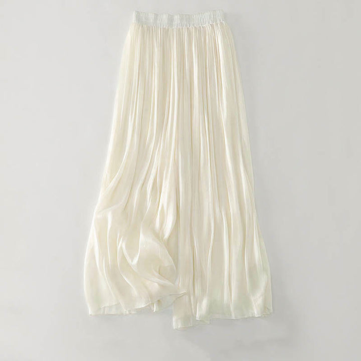 Buddha Stones Sommerliche, schlichte Damen-Polyesterhose - Beige - US8-10, UK/AU12-14, EU40-42 (2XL) - image 4