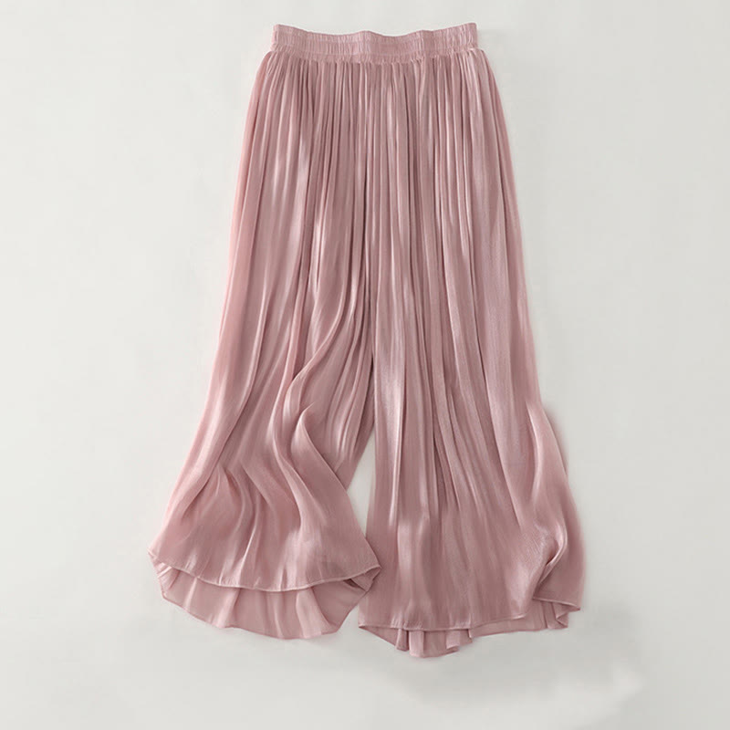 Buddha Stones Sommerliche, schlichte Damen-Polyesterhose - Rosa - US8-10, UK/AU12-14, EU40-42 (2XL) - image 15