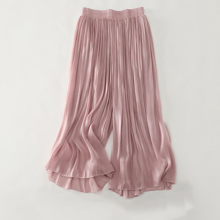 Buddha Stones Sommerliche, schlichte Damen-Polyesterhose - Rosa - US8-10, UK/AU12-14, EU40-42 (2XL) - image 15
