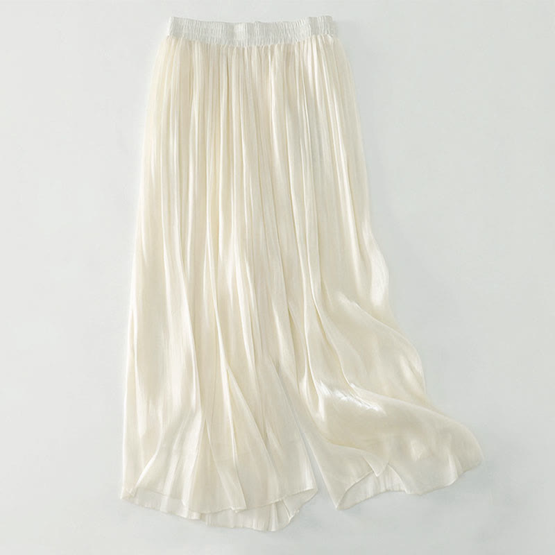Buddha Stones Sommerliche, schlichte Damen-Polyesterhose - image 5