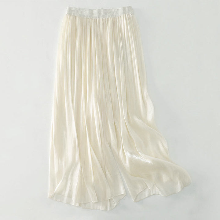 Buddha Stones Sommerliche, schlichte Damen-Polyesterhose - image 5