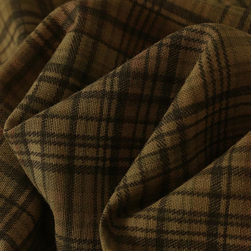 Buddha Stones Damen-Haremshose mit kariertem Frühlingsmuster, Länge 7-8, mit Taschen - image 12