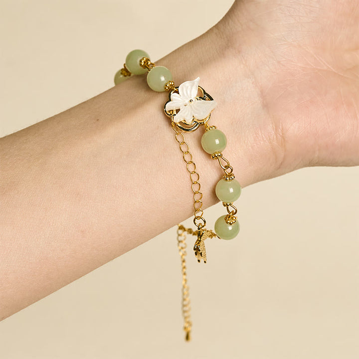 Buddha Stones Liuli Glasperlen-Schmetterlings-Segensarmband der Liebe - image 7