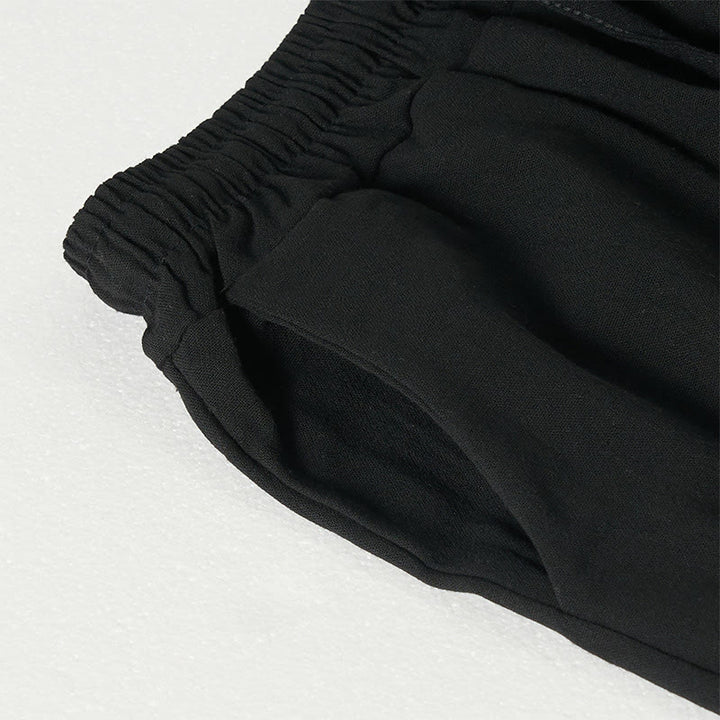 Buddha Stones Schlichte, gestreifte Damenhose im Bohemian-Stil mit weitem Bein und Taschen - image 12