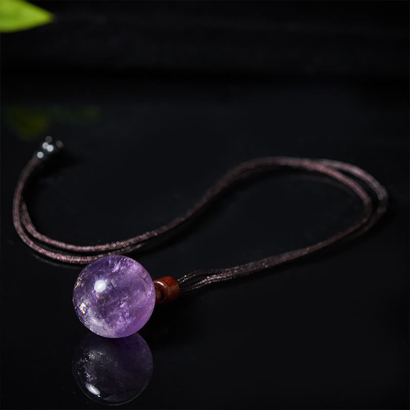 Buddha Stones Halskettenanhänger aus weißem und rosafarbenem Tigerauge-Rauchquarz zum Schutz vor diesen Elementen - image 15