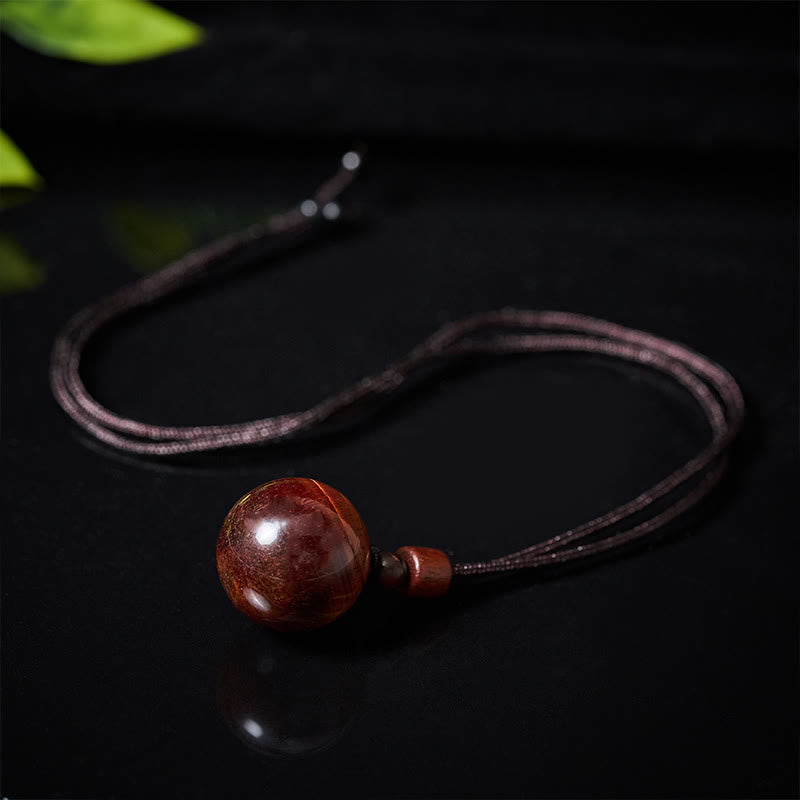 Buddha Stones Halskettenanhänger aus weißem und rosafarbenem Tigerauge-Rauchquarz zum Schutz vor diesen Elementen - image 31