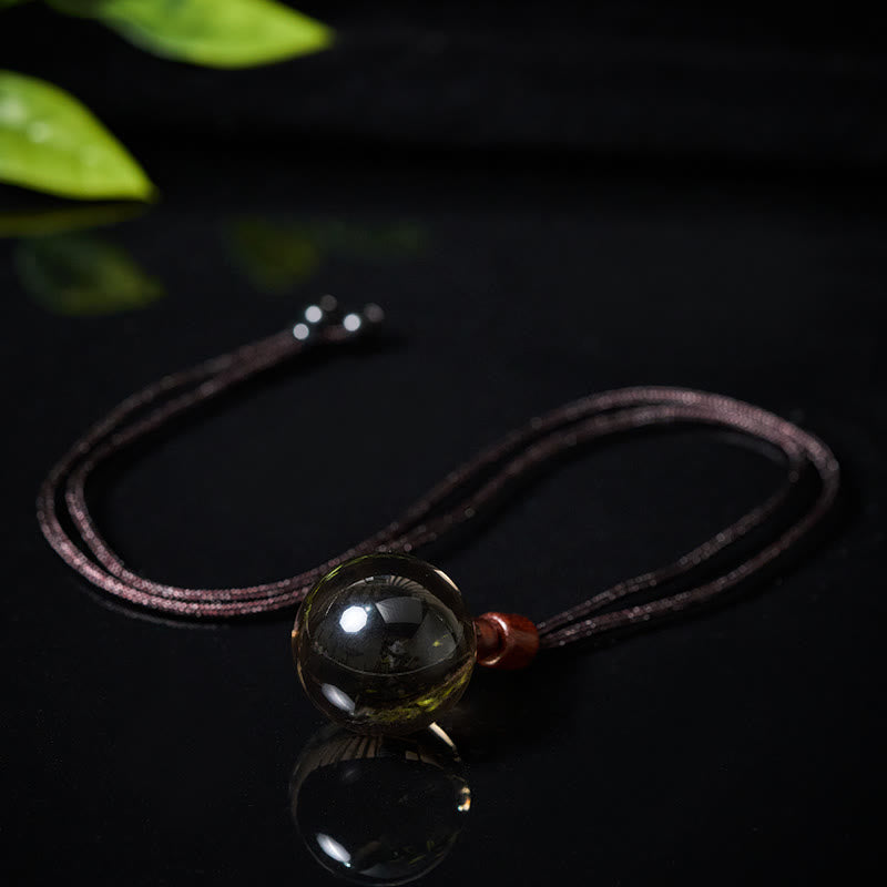 Buddha Stones Halskettenanhänger aus weißem und rosafarbenem Tigerauge-Rauchquarz zum Schutz vor diesen Elementen - image 35