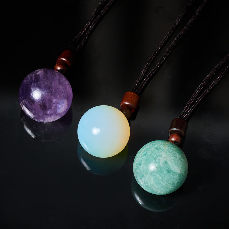 Buddha Stones Halskettenanhänger aus weißem und rosafarbenem Tigerauge-Rauchquarz zum Schutz vor diesen Elementen - image 38