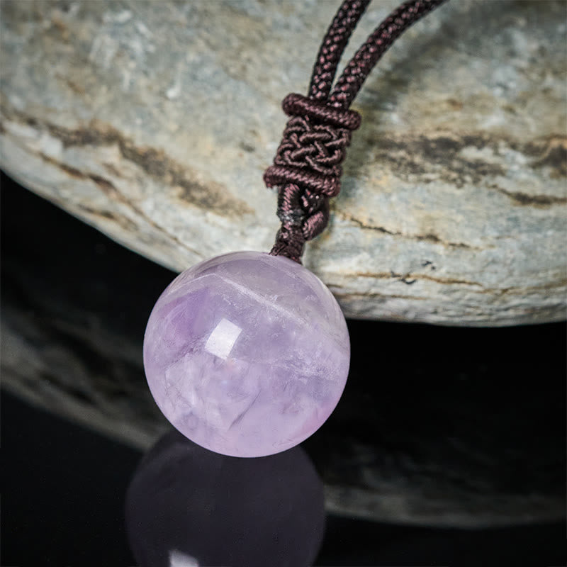Buddha Stones Amethyst Gelber Achat Verschiedene Achat Rosa Kristall Lazurit Lapislazuli Waage Halskette Anhänger - image 1