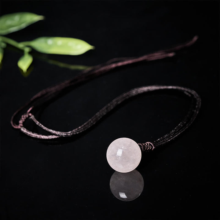 Buddha Stones Amethyst Gelber Achat Verschiedene Achat Rosa Kristall Lazurit Lapislazuli Waage Halskette Anhänger - image 21