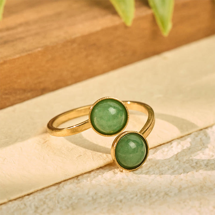 Buddha Stones Balance Calm Ring aus Titanstahl - image 2