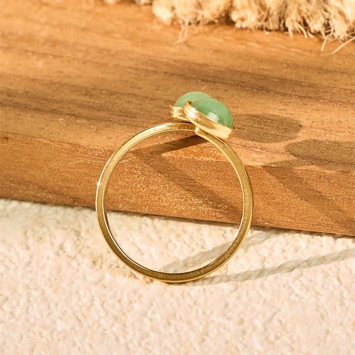 Buddha Stones Balance Calm Ring aus Titanstahl - image 6