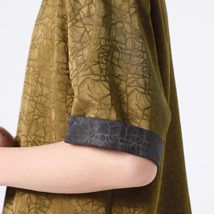 Buddha Stones Sommerliches Retro-T-Shirt mit Knister- und Wolkenmuster, Kurzarm, für Herren - image 11