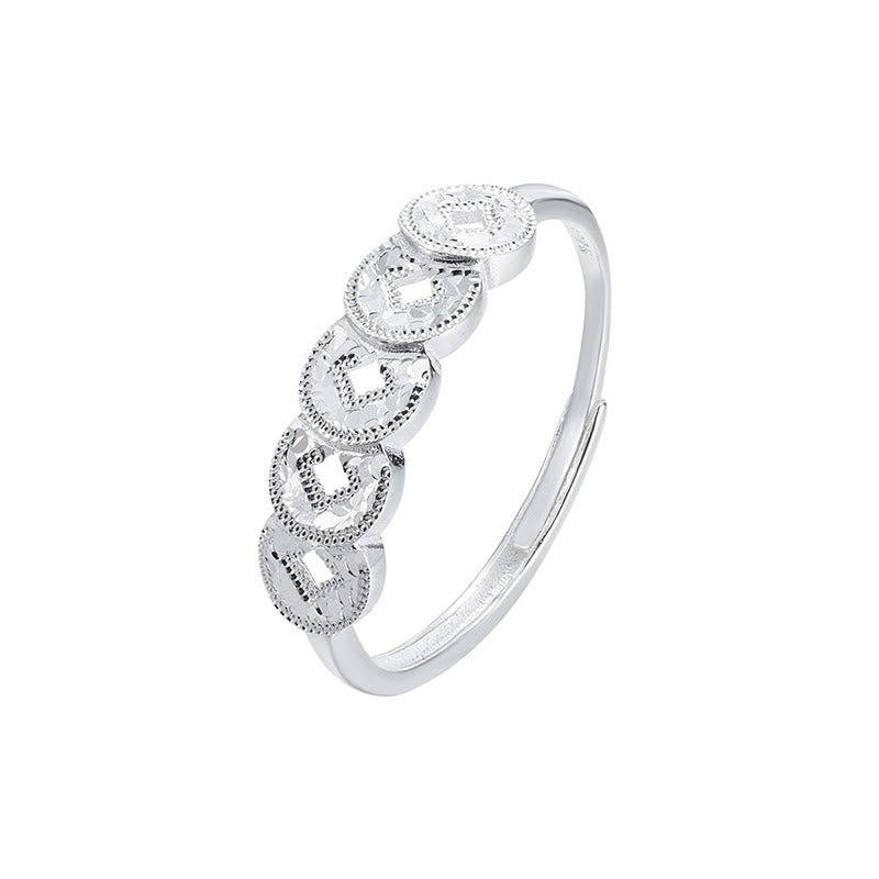 Buddha Stones Ring, Armband, Halskette und Anhänger aus 925er Sterlingsilber mit Fünf-Kaiser-Münzen zum Schutz. - image 16