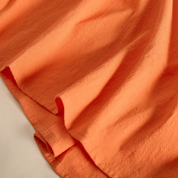 Buddha Stones -Stickerei, geometrisches Muster, halblange Ärmel, Damen-Midikleid mit Taschen - image 15