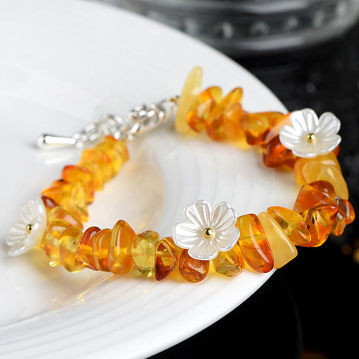 Buddha Stones Armband aus natürlichem Aquamarin, Peridot, Erdbeerquarz und verschiedenen Kristallen – Gelassenheit - image 24