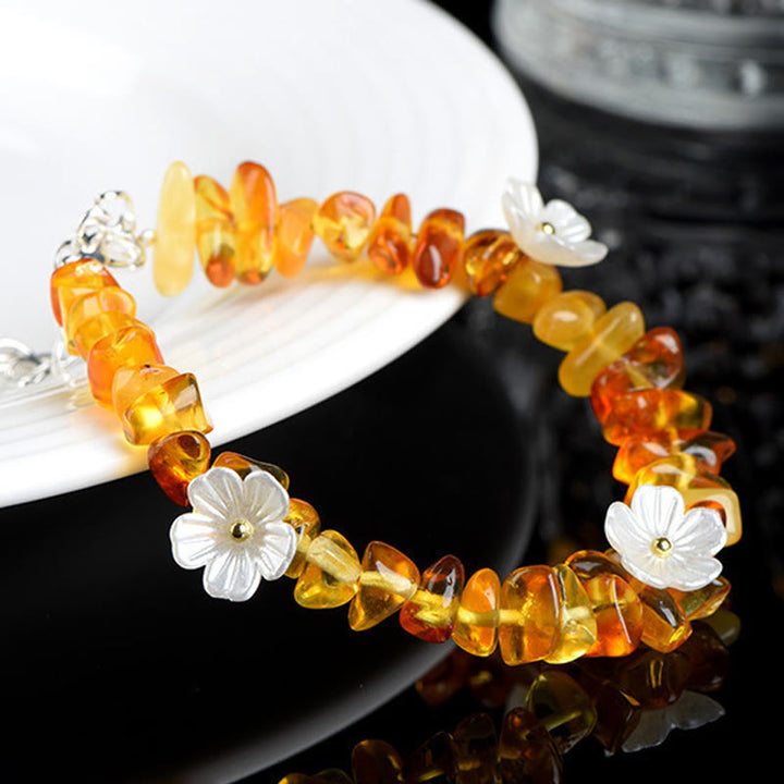 Buddha Stones Armband aus natürlichem Aquamarin, Peridot, Erdbeerquarz und verschiedenen Kristallen – Gelassenheit - image 25