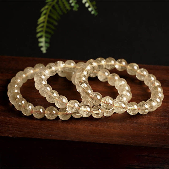 Buddha Stones ​​– Armband aus natürlichem Rutilquarz – Glücks- und Schutzarmband - image 4