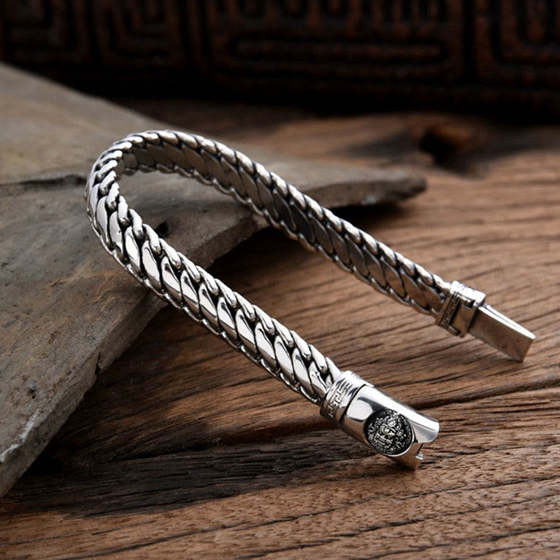 Buddha Stones Breites, geflochtenes Kupferarmband im kubanischen Stil - image 3
