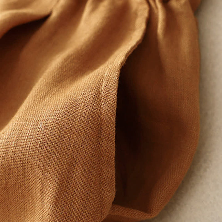 Buddha Stones Sommerliche, schlichte, elastische Hose mit zweifarbigen Bündchen, verkürztem Schnitt und Taschen für Damen - image 22