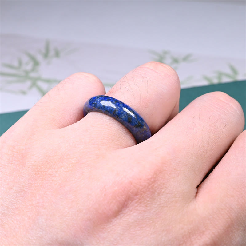 Buddha Stones Natürlicher Lapislazuli-Ring zur Selbstpflege - image 5