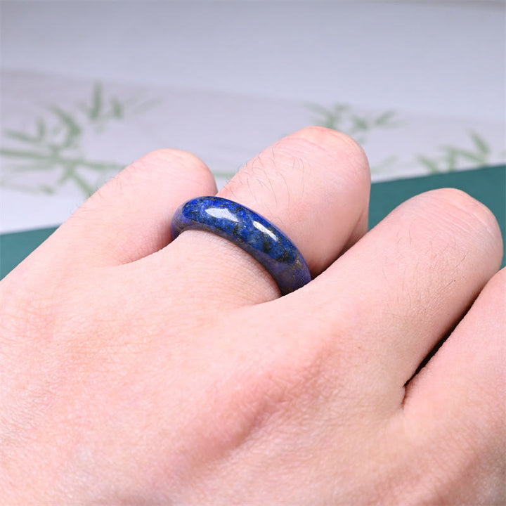 Buddha Stones Natürlicher Lapislazuli-Ring zur Selbstpflege - image 5