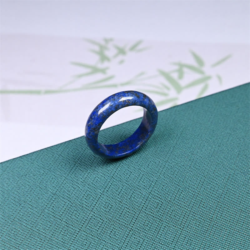 Buddha Stones Natürlicher Lapislazuli-Ring zur Selbstpflege - Lapislazuli - 22 mm - image 0