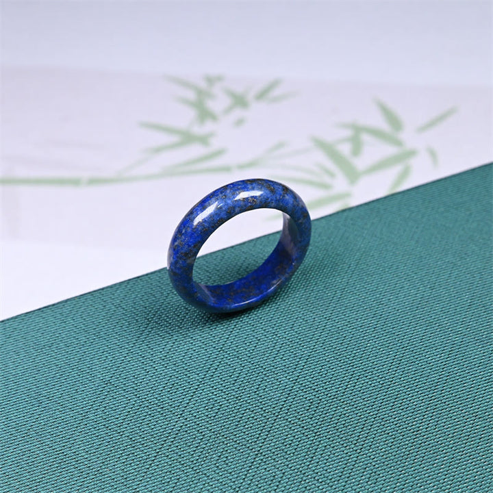 Buddha Stones Natürlicher Lapislazuli-Ring zur Selbstpflege - Lapislazuli - 22 mm - image 0