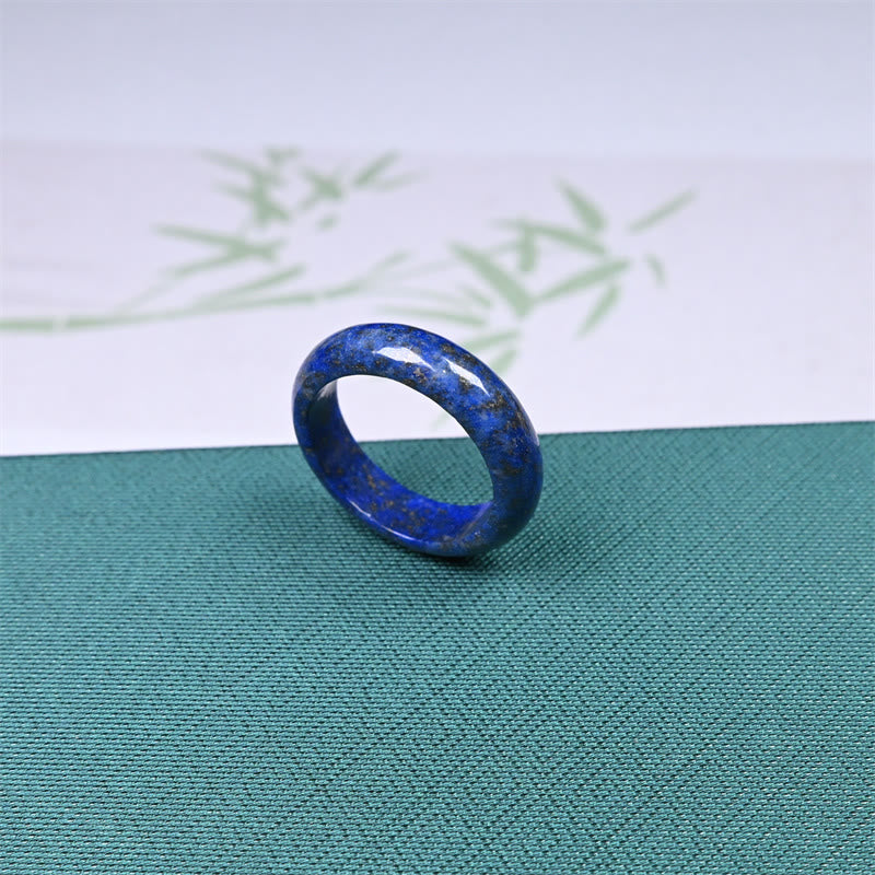 Buddha Stones Natürlicher Lapislazuli-Ring zur Selbstpflege - image 2